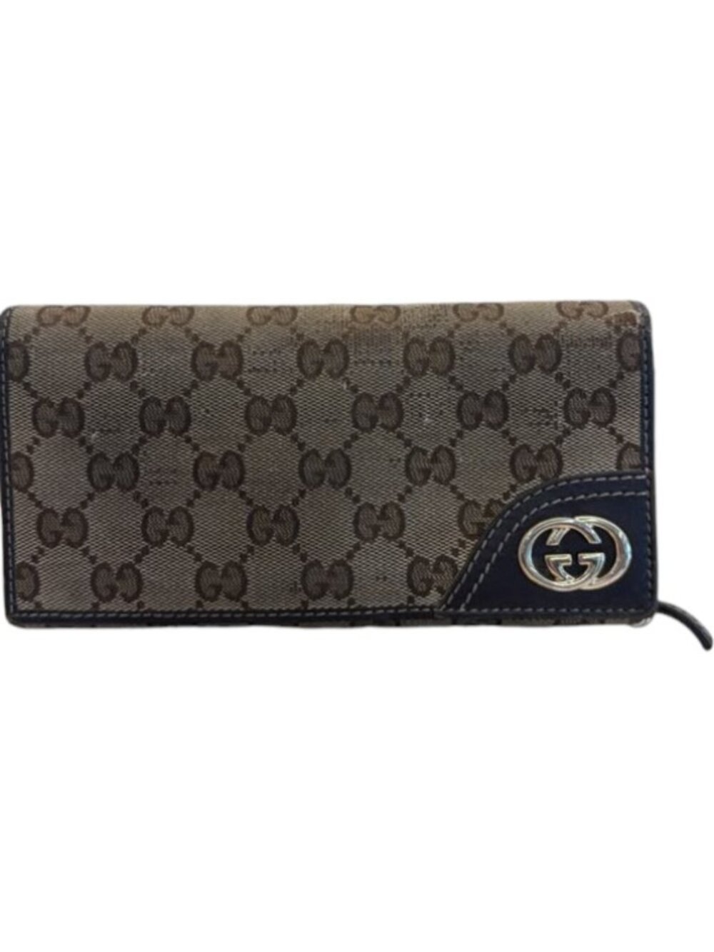713148CR C1 Gucci Wallet Long Brown PVC